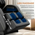 thumbnail image 6 of Massage Chair Full Body, Zero Gravity Massage Chair with Auto Modes, Airbag Massage, 6 Fix Point Rollers, Foot Massage, Heating, Touch Screen Controller, Home Relaxation Recliner with Massage, Black, 6 of 6