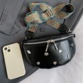 thumbnail image 3 of Bolso Pecho Mujer Ligero Crossbody Turismo Senderismo Camping Negro, 3 of 9