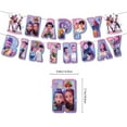 thumbnail image 5 of Birthday Party Decoration Set Complete Kit with Banner Balloons Cake Topper Cartoon Theme Durable Safe Supplies for Kids Adults Easy Setup Festive Celebration, 5 of 9