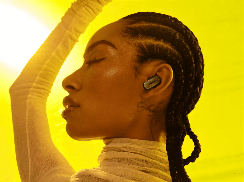 Bose 882826-001R QuietComfort Ultra Noise Cancelling Wireless Bluetooth Earbuds, Black