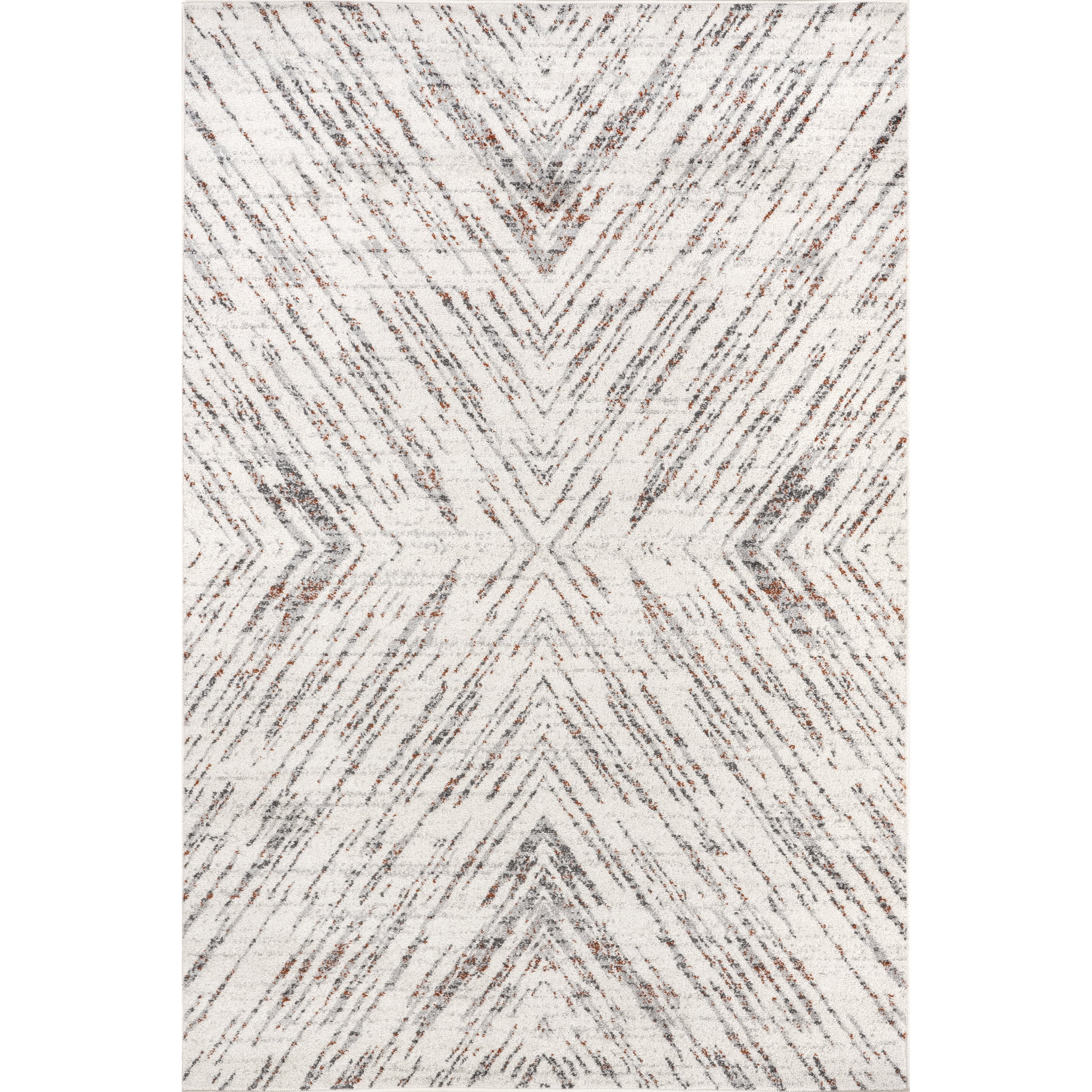 nuLOOM Annalisa Contemporary Cross Area Rug, 8' x 10', Light Gray