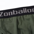 thumbnail image 3 of TANBOM Men's Backless Briefs Modal Cotton Underwear Blue/Green S 2-Pack, 3 of 6