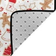 thumbnail image 4 of Shaggy Area Rug, Gingerbread Holiday Sweets Rugs for Living Room Bedroom Non Slip Door Mat Indoor Carpet Machine Washable Nursery Home Decor Floor Mats for Entryway 60x39in, 4 of 5