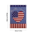 thumbnail image 3 of BAOPAI Drapeau de Jardin Patriotique Double Face Extérieur Durable en Lin Lavable en Machine Résistant aux Intempéries pour Patio Jardin Décoration Jour de l'Indépendance, 3 of 6