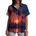 thumbnail image 7 of Yopmin Womens Hawaiian Shirt Palm Tree Print Summer Tropical Hawaiian Blouse Button Down for Beach Vacation Travel Summer, 7 of 7