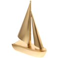 thumbnail image 2 of Golden Resin Sailboat Decor for Home Office Desktop Interior Decoration 6.3x4.7 Inches, 2 of 4