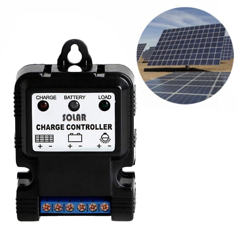 Solar-Laderegler PWM – 6V/12V, 3A, Mit LED-Anzeige, Überlastschutz, Für Solarpanels