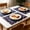 D, variant on Tepsmf Independence Day Themed Placemats 17.7 x 11.8 IN Festive Heat Resistant Table Mats for Coffee and Dining Table Decor Easy Clean