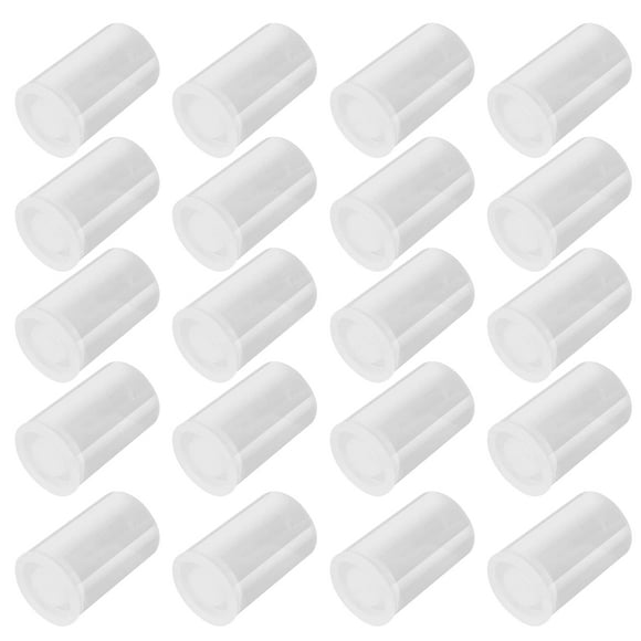 35mm Caliber Plastic Film Canisters-20pc (Clear)