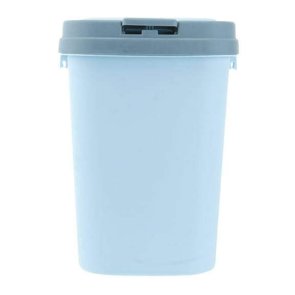 SEWCHICS Rubbish Bin Kitchen Trash Can Sky-Blue Plastic 1Pack