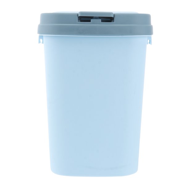 1Pc Pushbutton Plastic Trash Can Convenient For Garbage Bags Silent