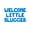 Blue, variant on Letter Balloons - WELCOME LITTLE SLUGGER 16" Inch Alphabet Letters Foil Mylar Balloon Birthday Party Banner (Purple)