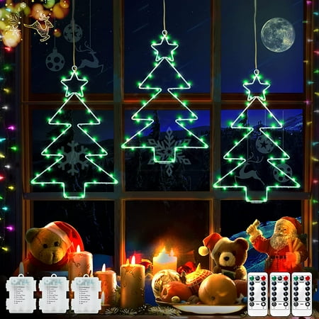 3 Pack Christmas Window Lights