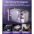 thumbnail image 5 of Magnetic Transparent for iPhone 14 Case 6.1" with Full Camera Cover Protection [No.1 Strong N52 Magnets][Non-Yellowing][Military Grade Drop Protection]-Crystal Clear, 5 of 12