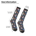 thumbnail image 2 of Fotbe Garden Gnomes Calcetas Divertidas Estampadas para Hombre y Mujer, Calcetas de Algodón hasta la Rodilla para Caminar, Correr, Enfermería y Embarazo, 2 of 6