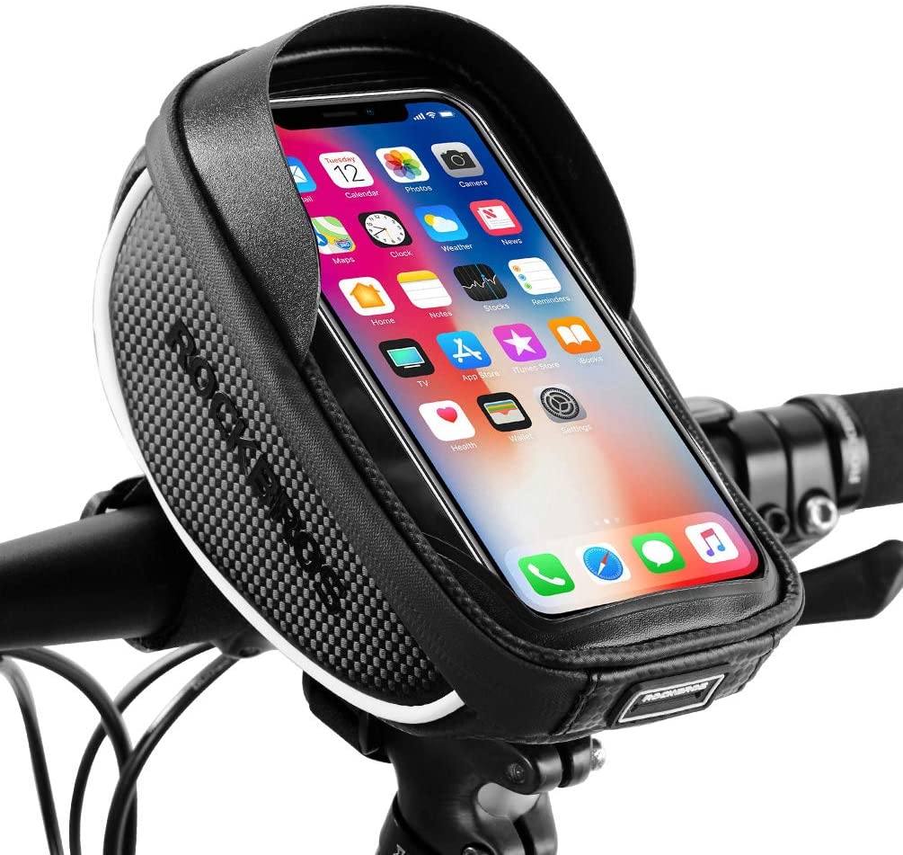 MTB Waterproof Bike Bag Handlebar Top Tube Bicycle Cell Phone Pouch GPS Holder