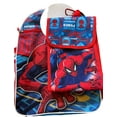 thumbnail image 3 of Bioworld Spiderman 5pc 16" Backpack Set- lunch bag, water bottle, carabiner clip & Keychain, 3 of 5