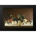 thumbnail image 2 of Roesen, Severin 14x11 Black Modern Framed Museum Art Print Titled - Still Life With Fruit, 2 of 5