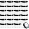 thumbnail image 1 of rudu 4 oz Plastic Jars with Lids, 24 Pack Clear Empty Body Butter Containers with Lids and Labels, Round Cosmetic Containers for Sugar Scrubs, Lotion, 1 of 1