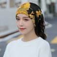 thumbnail image 2 of Elastic Hat Letter Pattern Hat Unisex Fall Winter Hat Colorful Letter Print Elastic Adjustable Head Circumference Hop Style, 2 of 5