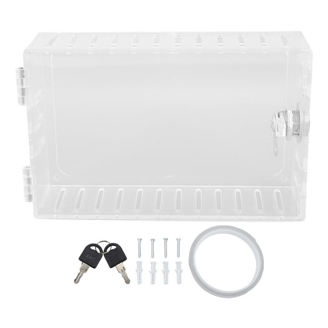 Caja de bloqueo del termostato NikouMX Protector de termostato universal transparente de plástico