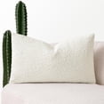 thumbnail image 1 of Funda de almohada decorativa MIULEE con textura Boucle 56 x 36 cm, 1 of 6