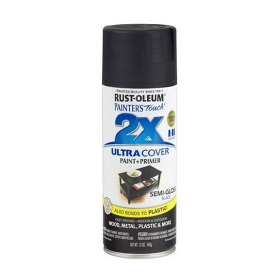 12 Oz. Semi-Gloss Black General Purpose Spray Paint