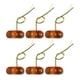 thumbnail image 1 of Luces de remolque LED para camiones Unique Bargains 24V, luces de marcador ovaladas de goma impermeables amarillas, 6 piezas, 1 of 7