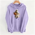 thumbnail image 5 of Halloween Hoodies for Women Ghost Holding Pumpkin Graphic Sweatshirt Long Sleeve Pullover Tops Fall Casual Athletic Activewear with Drawstring Pocket, 5 of 5