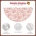 thumbnail image 5 of Balery Pig Printed Christmas Tree Skirt , Merry Christmas Party Christmas Tree Decoration,Adjustable Tree Skirt-36", 5 of 8