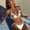 White, variant on SKQIT Rhinestone Starfish Triangle Bikini Set - Halter Tie-Side Two-Piece Swimsuit for Women