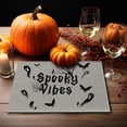 thumbnail image 4 of Halloween Placemats Pumpmkin Ghost Bat Branches Set of 4 Table Mats Gothic Table Decorations Home Party Kitchen Dining Table Supplies 12x18 Inch, 4 of 5