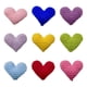 thumbnail image 3 of Matsuzay Abrazo de bolsillo ligero y portátil, fácil de llevar a cualquier lugar, adorno de decoración pequeño, regalo de corazón de Kits de decoración para fiestas morado pálido, 3 of 6