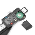 thumbnail image 3 of 0 to 150mm Digital Precision Height Aperture Depth Gauge with Magnetic Base Digital Display Height Gauge Woodworking Table Saw Height Ruler Scribing Ruler, 3 of 9