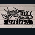 thumbnail image 2 of Handmadetneonsign Tattoo Studio Metal Wall Art Light, Tattoo Studio Metal Sign Wall Decor, Tattoo Metal Decor, 2 of 5