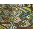 thumbnail image 4 of Ambesonne Retro Quilted Bedspread Set 3 Pcs, Old City Colorful Town, King Size, Multicolor, 4 of 5
