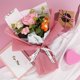 thumbnail image 5 of Ramo de Flores de Ganchillo Uxcell, Rosa de Punto Hecha a Mano con Bolsa de Regalo para Decoración del Hogar DIY [Rosa], 5 of 6