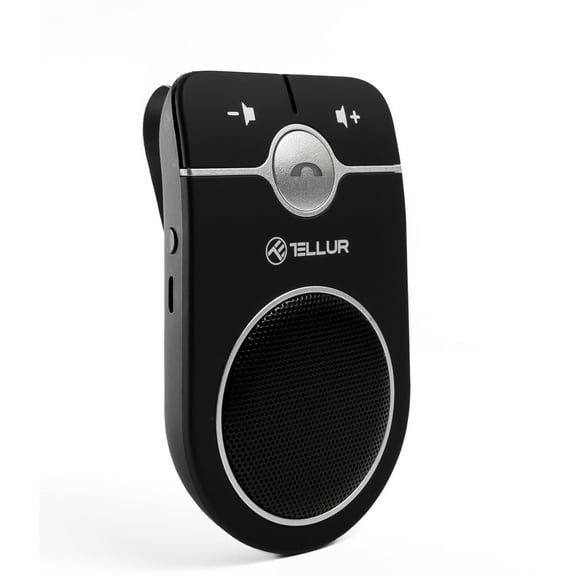 TELLUR Bluetooth Car Kit CK-B1, Voice Control Through Siri and Google Assistant, Black