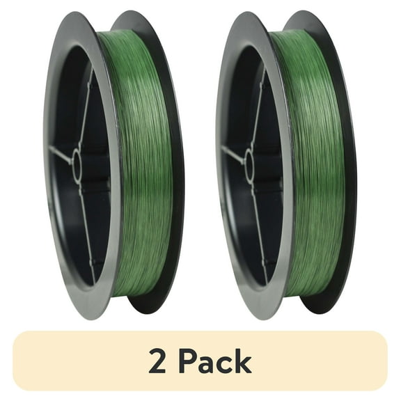 (2 pack) SpiderWire EZ Braid Fishing Line, Moss Green, 50 lb Test Strength, 110 yd