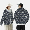 thumbnail image 4 of Fotbe Ski Goggles Vintage Print Chaqueta con Protección Solar UPF 50+ para Hombre y Mujer, Camisa con Capucha y Bolsillos-Medium, 4 of 7