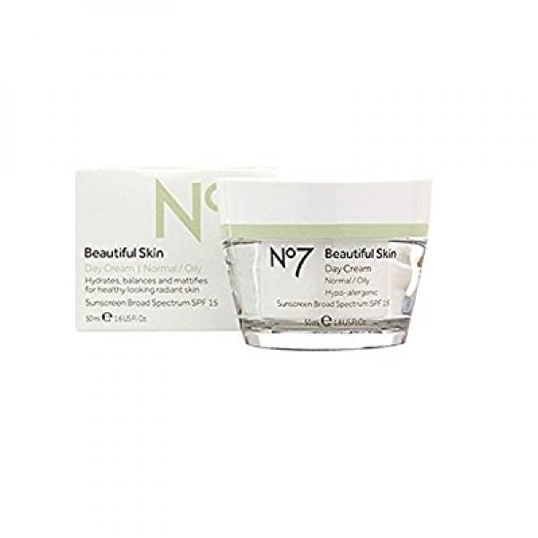 Boots No7 Beautiful Skin Day Cream SPF 15, 1.6 US Fl 0z Normal / Oily