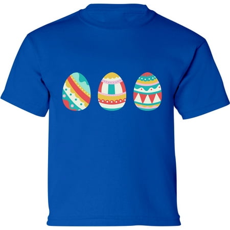 

Colorful Blue Eggs Kids Easter Graphic Shirt - Happy Easter Day Toddler Tees for Kids - Outfit Toddler Boys Girls T-Shirt Gifts