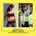 thumbnail image 3 of Sweet Sweat Waist Trimmer - Neon Yellow | Premium Waist Trainer Belt for Men & Women (Medium), 3 of 7