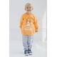 thumbnail image 2 of Set de ropa Bluey Bingo de forro polar para niños pequeños, 7-8, naranja/gris, 2 of 7