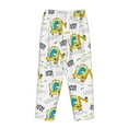 thumbnail image 4 of Kdxio Women's Comfy Stretch Dinosaur on ExcavatorPrint Drawstring Pajama Pants-XX-Large, 4 of 9