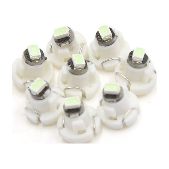 8Pcs Ice Blue 3020 Car T3  Dashboard Instrument Light Lamp Bulb Interior