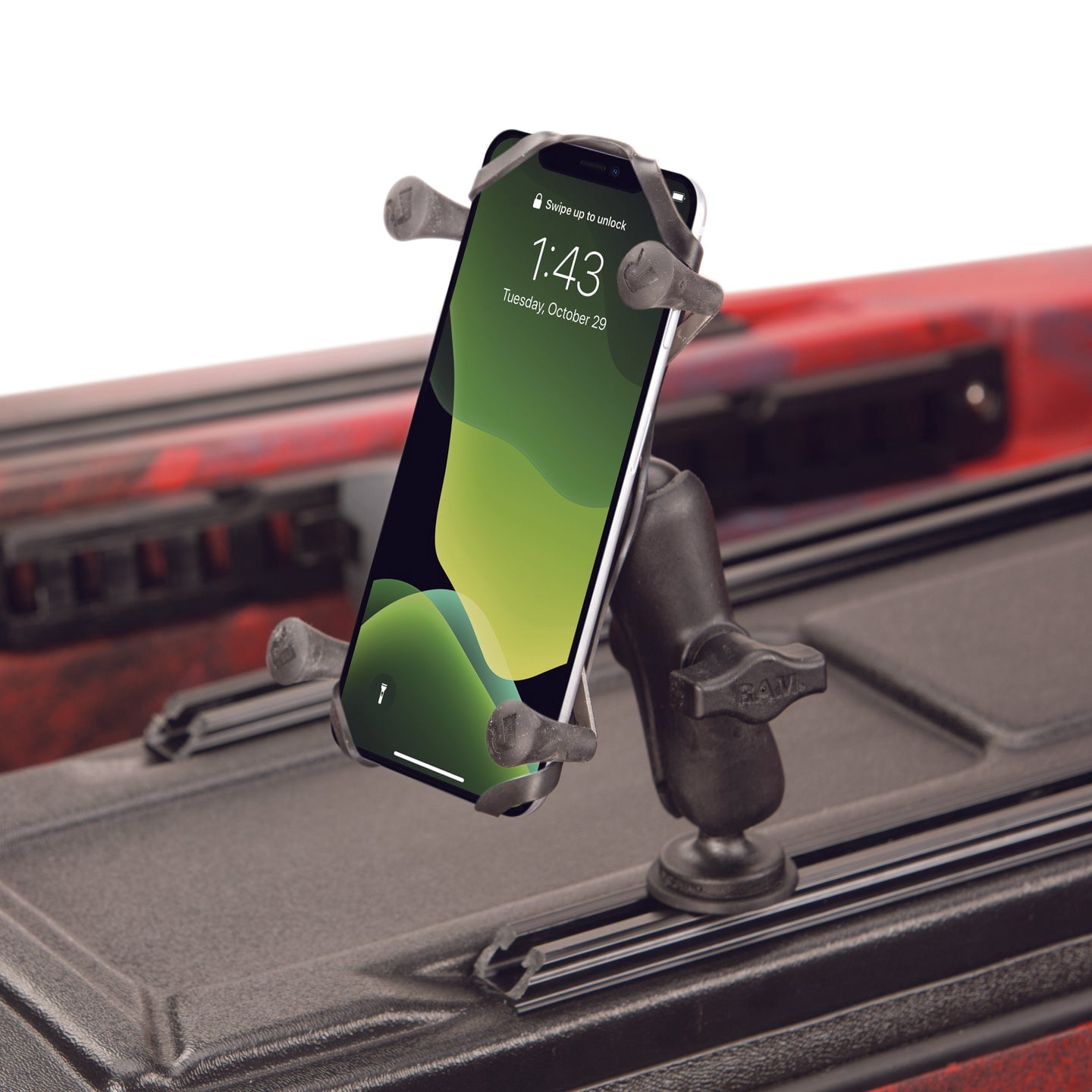 RAM Mounts X-Grip® Phone Holder with Composite Double Socket Arm