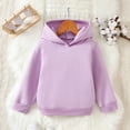 thumbnail image 2 of Ulanda Boys Hooded Sweatshirt Fleece Pullover Hoodies Long Sleeve Warm Hoodie Sweatshirts with Pocket for Kids (Purple, 9-10 Years), 2 of 8