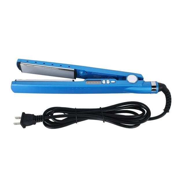 Plancha de pelo portátil Nikou 5 velocidades y Calor rápido ajustable color azul