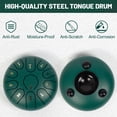 thumbnail image 4 of Tambor de acero Amkoskr Rain Drum, 6 pulgadas, 11 notas en do mayor, 4 of 8